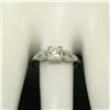 Image 4 : Antique Art Deco Platinum 0.90 ctw Old European & Marquise Diamond Solitaire Rin