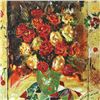 Image 2 : Sergey Kovrigo, "Red Bouquet" Hand Signed Limited Edition Serigraph with Letter