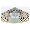 Image 2 : Rolex Mens 2 Tone Mother Of Pearl Diamond Oyster Perpetual Datejust 36MM