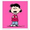 Image 1 : Peanuts, "Lucy: Pink" Hand Numbered Limited Edition Fine Art Print with Certific