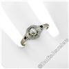 Image 5 : Art Deco 14kt White Gold 0.28 ctw Diamond Solitaire Engagement Ring