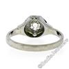 Image 7 : Art Deco 14kt White Gold 0.28 ctw Diamond Solitaire Engagement Ring