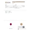 Image 6 : GIA Cert 3.24 ctw Ruby and Diamond Ring - 14KT White Gold