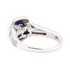 Image 3 : 2.11 ctw Sapphire and Diamond Ring - 14KT White Gold