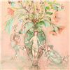 Image 2 : Edna Hibel (1917-2014), "Sprites of the Grecian Urn" Limited Edition Lithograph,