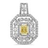 18k Gold 1.75CTW Diamond Earrings, (VS1-VS2/VS2/VS2 /G-H/G /Nat-yel)