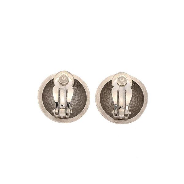 Hermes Silver Clip-on Earrings