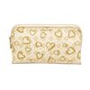 Image 1 : Coach Beige Coated Canvas Hearts Cosmetic Pouch