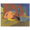 Image 1 : Chuck Jones "Daffy And Hassan: Call Me A Cab" Hand Signed, Hand Painted Limited