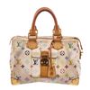 Image 1 : Louis Vuitton White MC Monogram Speedy 30 Satchel Bag