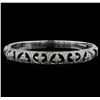 Image 1 : 18KT White Gold 1.67 ctw Diamond Bangle Bracelet