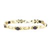 Image 1 : 6.00 ctw Sapphire Bracelet - 10KT Yellow Gold