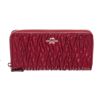 Image 1 : Coach Red Leather Zippy Wallet