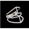 Image 1 : 0.63 ctw Diamond Ring - 14KT White Gold