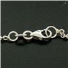 Image 7 : 14k White Gold 8 ctw 8 Station Amethyst by the Yard 20" Cable Link Chain Necklac