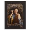 Image 1 : George Tsui, "Painting Eyebrow" Limited Edition Chiarograph, Numbered and Hand S