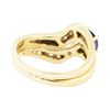 Image 3 : 1.85 ctw Blue Sapphire and Diamond Ring - 14KT Yellow Gold
