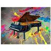 Image 1 : Jim Warren, "Very Grand Piano" Hand Signed, Artist Embellished AP Limited Editio