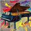 Image 2 : Jim Warren, "Very Grand Piano" Hand Signed, Artist Embellished AP Limited Editio