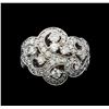 Image 2 : 2.77 ctw Diamond Ring - 14KT White Gold