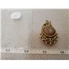 Image 1 : Vintage 2 sided gold plated pendant