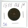 Image 1 : 1899 Q.V. large 1¢ coin