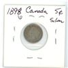 Image 2 : 1896 Cdn silver small 10¢ coin