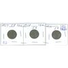 Image 1 : 3 Cdn 5¢ coins - 1927, 28, 29