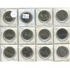 Image 1 : 12 Canadian nickel dollars