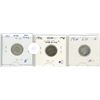 Image 1 : 3 silver US 10¢ coins - 1911, 1912, 1914