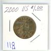 Image 1 : 2000 US $1 coin