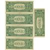 Image 2 : 5 U.S. $1.00 bills series 1957 3 "A" 2 "B"