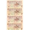 Image 2 : 4 1986 Canadian $2.00 bills