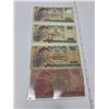 Image 1 : 4 Bank of Indonesia bills, 3 500, 1 100