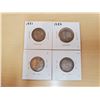 Image 2 : 1931, 1932, 1933, 1934 Canadian silver 25 cents
