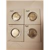 Image 1 : 4 Canadian 1964 silver 25 cents