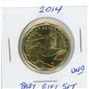 Image 1 : 2014 Loon Dollar - Stork (Born In 2014) From Holiday Gift Set