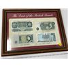 Image 1 : Wood Framed "The Last Of The British Pounds" (13"x16.5")