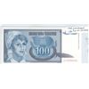 Image 1 : 1992 Yugoslavia One Hundred Dinara - Cat #112 - UNC