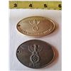 Image 1 : Pair of dual WW2 German secret police Gestapo ID tags - reprints