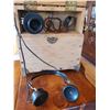 Image 2 : Telephone in oak cabinet Northern Electric used by Trainsmen - direct connect to line wires