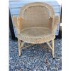 Image 1 : Vintage wicker arm chair for deck/garden