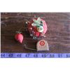 Image 3 : Old Strawberry Pin Cushion and Nelly Bell Grape Nuts Pin +Westair Sales Measuring Tape