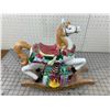 Image 2 : 13" CERAMIC MUSICAL ROCKING HORSE