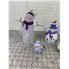 Image 3 : LOT OF SNOWMAN CHRISTMAS ORNAMENTS