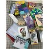 Image 3 : MISC CRAFT LOT LARGE PUNCHES PAPER BEADS BRUSHES