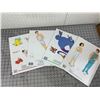 Image 8 : 1990s VINTAGE PAPER DOLLS UNCUT BOOKS DISNEY SNOW WHITE LITTLE MERMAID