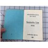Image 3 : 1936 CANADIAN PACIFIC RAILWAY SENIORITY LIST HANDBOOK