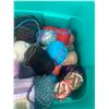 Image 2 : TOTE OF YARN ETC