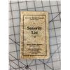 Image 1 : CANADIAN NATIONAL RAILWAY 1950 SENIORITY LIST HANDBOOK PRINCE ALBERT